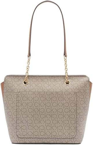 Hailey Signature Top Zip Chain Tote