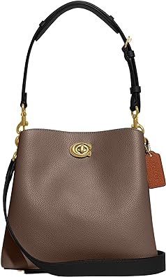 Coach Color-Block Leather Willow Bucket