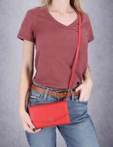 Leather Wallet Phone Bag 